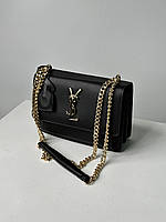 Yves Saint Laurent Sunset Big Chain Black/Gold 22 х 15 х 7 см хорошее качество