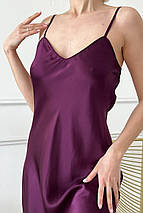 Комбінація шовкова "Прага", бордова. TM"Silk Kiss". 100% натуральний шовк, фото 2