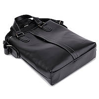 Кожаная мужская сумка Shvigel 11287 Черный хорошее качество