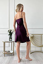 Комбінація шовкова "Прага", бордова. TM"Silk Kiss". 100% натуральний шовк, фото 4