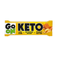 Углевод-протеиновый батончик для спортсменов KETO Bar (50 g, peanut butter), Go On! Nutrition Найти