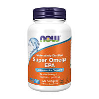 Витаминно-минеральный спортивный комплекс Omega-3 Super Omega EPA (120 softgels), NOW +Презент