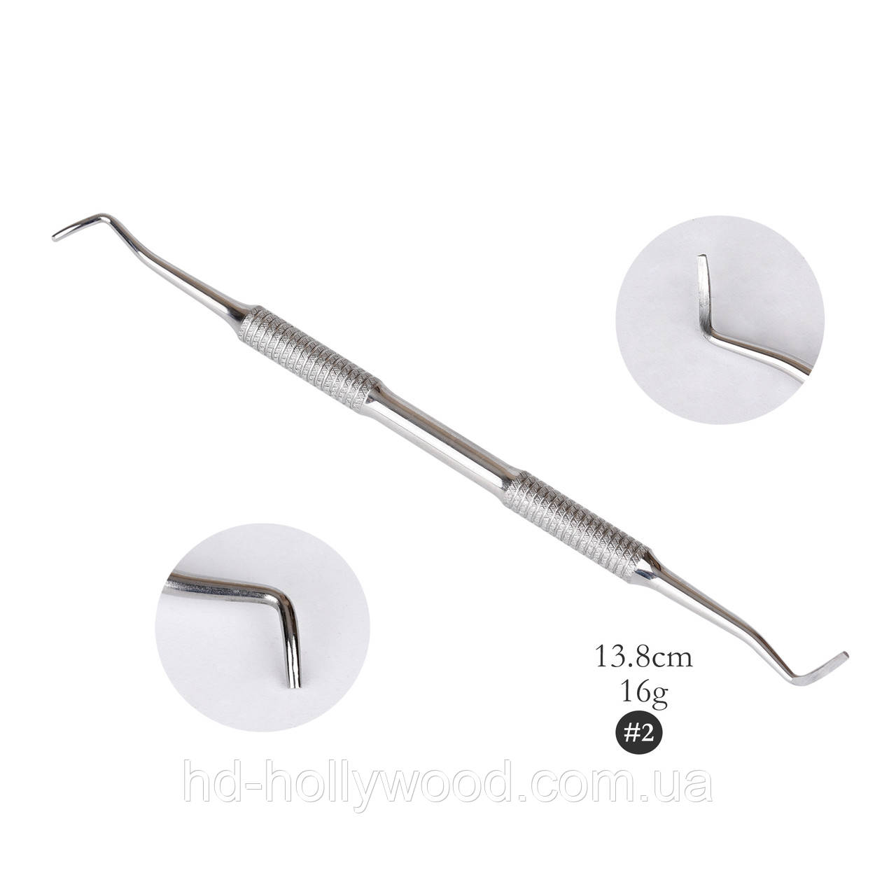 Лопатка педикюрна двостороння HD Hollywood, фото 1