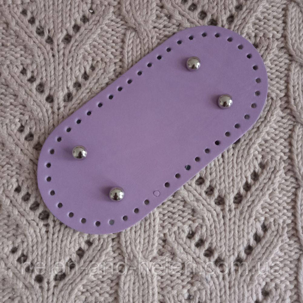 Денце для в'язаних сумок. Бузок П2, фото 1
