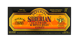 Imperial Elixir Siberian Eleuthero & Royal Jelly Extract 10 Bottles x 10 ml