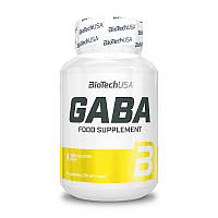 Аминокислота для спорта ГАБА GABA 1000 mg (60 caps), BioTech +Презент