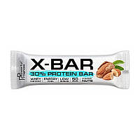 Высокобелковый протеиновый батончик X-Bar 30% protein (nuts) 50 г, Powerful Progress +Презент