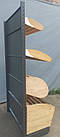 Торгові хлібні стелажі «Колумб» 225х100 см., на 4 лотки, Б/у, фото 5