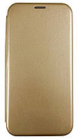 Чехол книжка Elegant book на Huawei Nova 2 золотистый