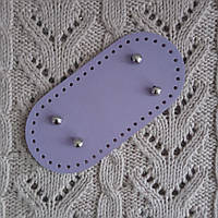 Денце для в'язаних сумок. Бузок П2