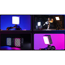 Накамерне світло LED RGB CRI95+ 2500-9000 К ULANZI VL49 RGB PRO, фото 5