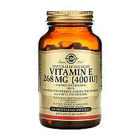 Минеральный комплекс витамин E для спорта Vitamin E 268 mg (400 IU) (100 veg softgels), Solgar Найти