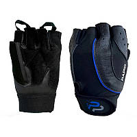 Перчатки для тренировок Fitness Gloves Black-Blue 9138 (M size), PowerPlay +Презент