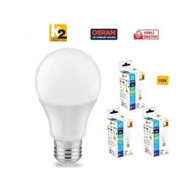 Світлодіодна LED-лампа KES 222 12-48V, E27, 9W, 6500 K