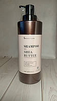Безсульфатный шампунь с маслом Ши для блеска волос Clever Cosmetics Glossy Line 1л
