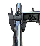 Труба сідла 25,4 (20 см) хром, фото 2