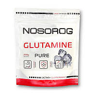 Аминокислота Глютамин для тренировок Glutamine (200 g, pure), NOSOROG +Презент