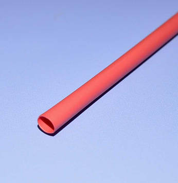 Трубка термоусадочна D4.5/d2.25 червона L-1м VW-1 NAR0257