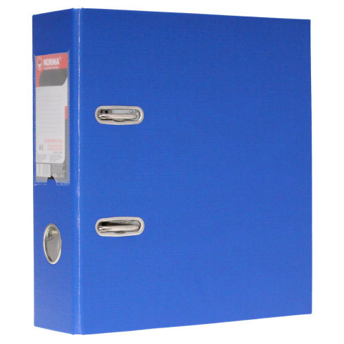 Папка-реєстратор А5/7см Norma Синій, фото 1