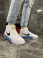 Кросівки Nike Blazer Mid 77 (Белые) хорошее качество Размер 36 (23 см)