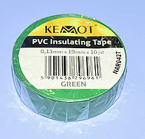 Ізострічка ПВХ Kemot 0,13x19мм (10ярд.) зелена, NAR0427