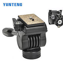 Штативна головка Yunteng VCT-850, гідравлічний адаптер для камери на штатив 1/4, відеоголовка, фото 3