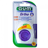 Зубная нитка GUM ORTHO, ортодонтическая