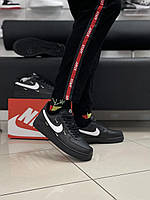 Кросівки Nike Air Force VJ (Черные) хорошее качество Размер 44 (28 см)