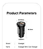 АЗП Автомобільний зарядний пристрій Essager 30 W Mini Quick Charge4.0 Швидке заряджання PD+QC USB+Type-C, фото 10