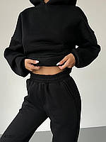Теплий спортивний костюм-трійка з жилета, худі та штанів із 42 по 52 розмір, фото 9