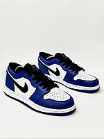 Кросівки Nike Air Jordan 1 low (blue) хорошее качество Размер 43 (27.5 см)