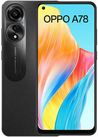 OPPO A78 4/128GB Mist Black NFC Гарантія 1 рік (*CPA -3% Знижка)_L, фото 1