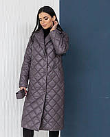 Женское пальто осень стильное и модное черное XS, S, M, L, XL, 2XL, 3XL Весеннее Женское пальто Индиго, 42