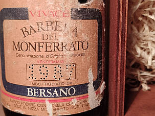 Вино 1987 року Barbera Bersano Італія, фото 2