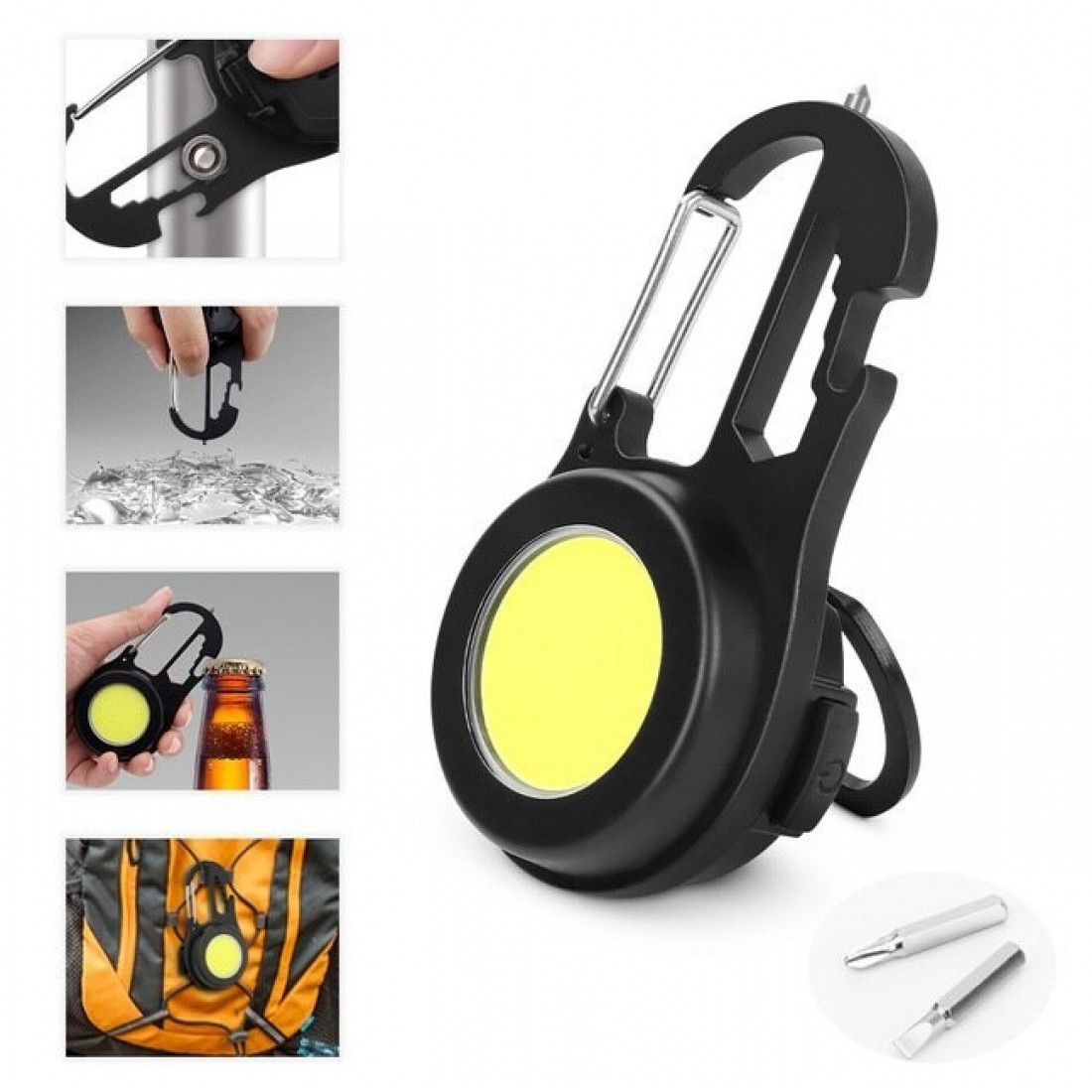 Ліхтар кемпінг на карабіні X-BALONG SQ-861, фото 1