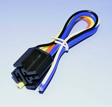 Роз`єм для реле автомобільного 5 контактів з проводами ССА, PRE0008-1