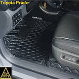 Килимки Lexus GX 460 2014 з екошкіри 3D (URJ150 / 2009-2018) Тюнінг Лексус ГХ 460, фото 2