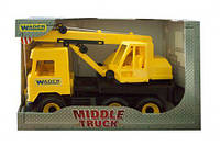 Авто "Middle Truck" кран (желтый) [tsi41048-TCI]