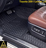 Килимки Lexus GX 460 2014 Шкіряні 3D (URJ150 / 2009-2018) Тюнінг Лексус ГХ, фото 5