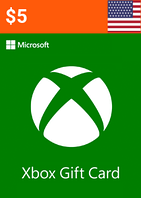 Xbox Microsoft Gift Card USA 5 USD