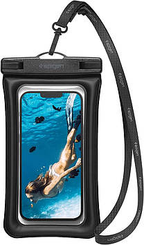 Водонепроникний чохол Spigen універсальний (1шт) Aqua Shield Waterproof А610, Black (AMP04529)