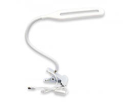 💙Світлодіодна гнучка настільна USB LED лампа ліхтар на прищіпці, 2 кольори