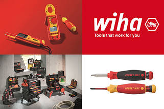 WIHA - МЕХАНІЧНІ ІНСТРУМЕНТИ, ІНСТРУМЕНТИ VDE, ВИКРУТКИ, БІТИ, ПЛОСКОГУБЦІ, КУСАЧКИ, БОКОРІЗИ