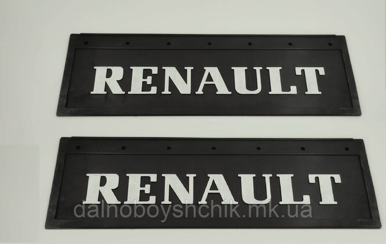 Бризковик RENAULT 650x220mm рельєфний напис (ЦІНА ЗА 2 ШТ), фото 1