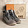 Мужские зимние кожаные ботинки Grey, фото 8