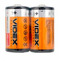 Батарейка Videx солевая R14 С,бочка малая(2/24/480шт)пленка