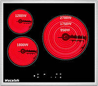 Встраиваемая керамическая варочная панель Weceleh WEC 5700 Вт