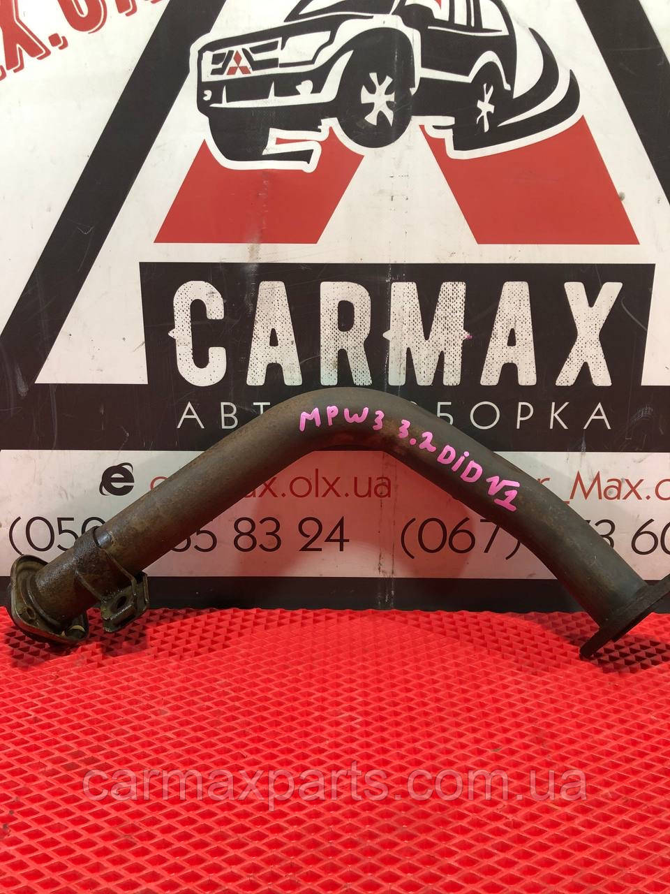 Глушник коліно вихлопу Mitsubishi Pajero Wagon III/IV 00-22 б/у Оригінал, фото 1