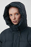 Довгий жіночий пуховик Finn Flare FAB11039-530 зелений 2XL, фото 6