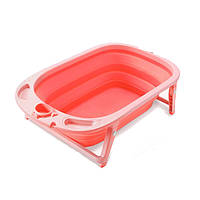 Складная ванночка для купания младенцев Little Bean LB19802 Розовый BF, код: 7420304